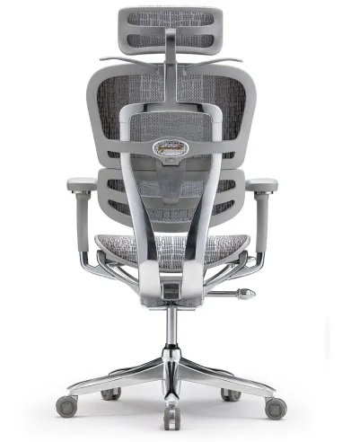 Кресло ERGOHUMAN SE (EHSE-AG-HAM-5D-E-D+LM-CH), эргономичное, серое - цена Киев, Днепр, Одесса, Львов, Харьков