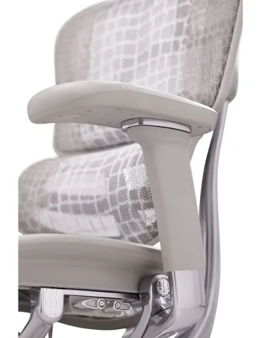 Кресло ERGOHUMAN SE (EHSE-AG-HAM-5D-E-D+LM-CH), эргономичное, серое - цена Киев, Днепр, Одесса, Львов, Харьков