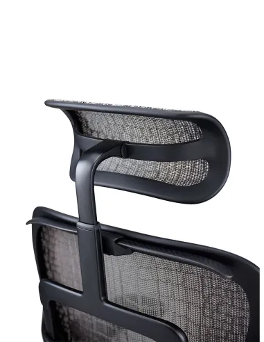 Кресло ERGOHUMAN SE (EHSE-AB-HAM-5D-E-D+LM-CH), эргономичное, черное - цена Киев, Днепр, Одесса, Львов, Харьков