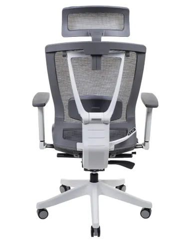 Кресло ERGO CHAIR 2 MESH WHITE, эргономичное, серое - цена Киев, Днепр, Одесса, Львов, Харьков