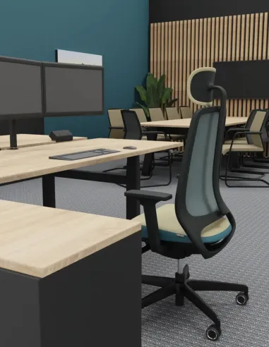 Кресло ROVO R22 6050 EB эргономичное, с эрго-балансом - цена Киев, Днепр, Одесса, Львов, Харьков