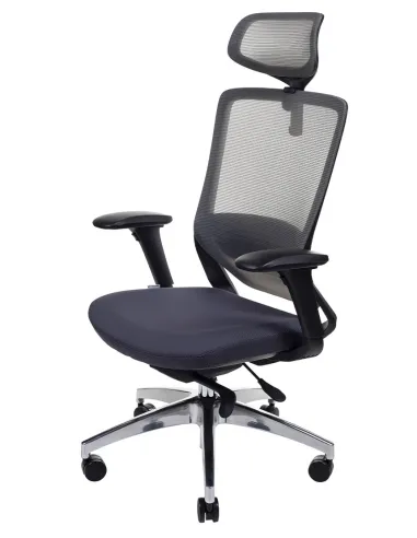 Крісло KRESLALUX SWIFT GHB DARK GREY ALU, для оператора - цена Киев, Днепр, Харьков, Одеса, Львов, Винница, Ужгород