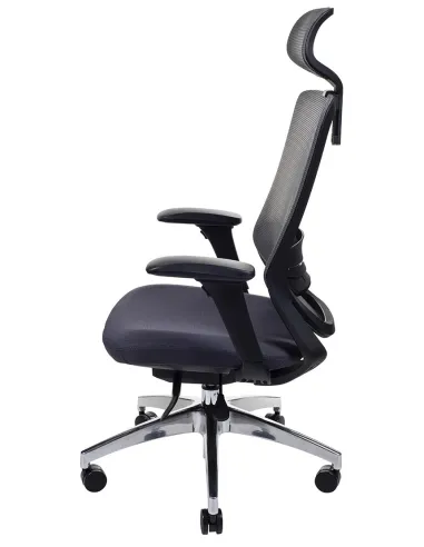 Крісло KRESLALUX SWIFT GHB DARK GREY ALU, для оператора - цена Киев, Днепр, Харьков, Одеса, Львов, Винница, Ужгород