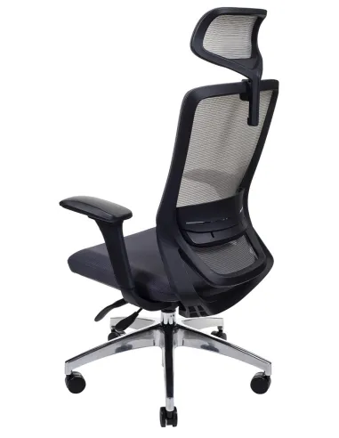 Крісло KRESLALUX SWIFT GHB DARK GREY ALU, для оператора - цена Киев, Днепр, Харьков, Одеса, Львов, Винница, Ужгород