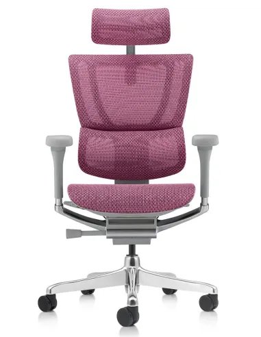 Крісло MIRUS-IOO 2 (IOOE2-AG-HAM-5D-L, СЕТКА Т-168-B5 PINK), ергономічне -ціна Київ, Дніпро, Одеса, Львів, Харків