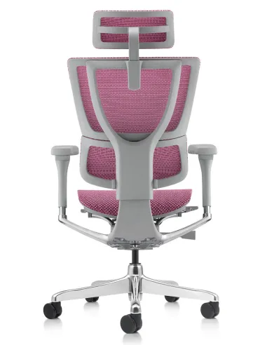 Крісло MIRUS-IOO 2 (IOOE2-AG-HAM-5D-L, СЕТКА Т-168-B5 PINK), ергономічне -ціна Київ, Дніпро, Одеса, Львів, Харків