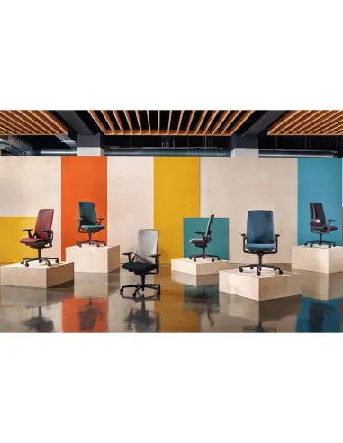 Кресло SENATOR I-WORKCHAIR 2.0 BLUE DRIFT эргономичное, тканевое- цена Киев, Днепр, Одесса, Львов, Харьков