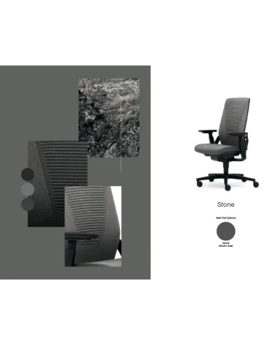 Кресло SENATOR I-WORKCHAIR 2.0 STONE эргономичное, тканевое - цена Киев, Днепр, Одесса, Львов, Харьков