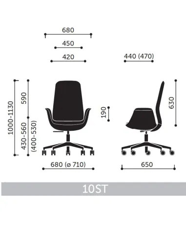 Кресло PROFIM ELLIE PRO 10ST LIGHT GREY для дома