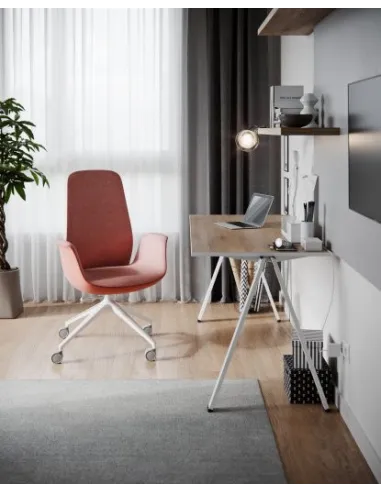 Кресло PROFIM ELLIE PRO 20HST WHITE для посетителя, тканевое - цена Киев, Днепр, Одесса, Львов, Харьков