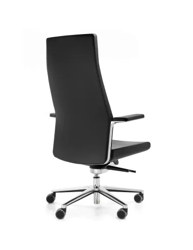 Кресло PROFIM MYTURM S10 CHROME-O для руководителя, кожаное