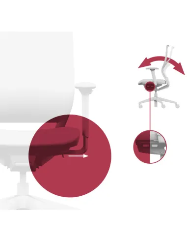 Кресло LD SEATING ARCUS 240 BASIC VERSION, эргономичное, тканевое - цена Киев, Днепр, Одесса, Львов, Харьков