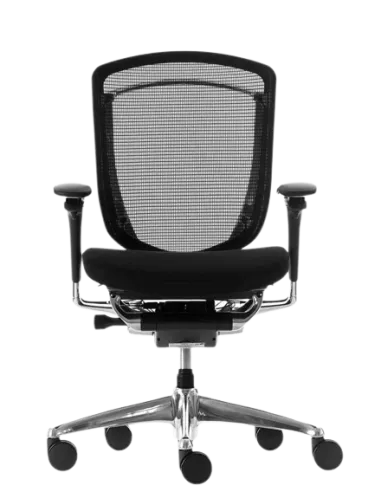 Кресло OKAMURA CONTESSA SECONDA, с тканевым сиденьем, черный корпус - купить в Киеве, Днепре, Одессе, Харькове, Львове