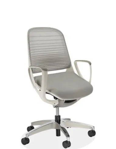 Крісло Okamura Luce Aqua blue - Купити офісне крісло для оператора з підлокітниками. Ціна в Києві, Харкові, Дніпрі, Одесі