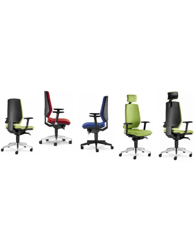 Кресло LD SEATING STREAM 280 SYS, эргономичное, с высокой спинкой - цена Киев, Днепр, Одесса, Львов, Харьков