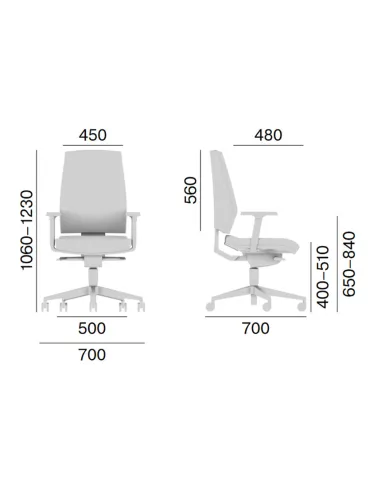 Кресло LD SEATING STREAM 280 SYS, эргономичное, с высокой спинкой - цена Киев, Днепр, Одесса, Львов, Харьков
