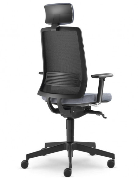 Крісло LD SEATING LYRA 215 SYS, ергономічне, чорне