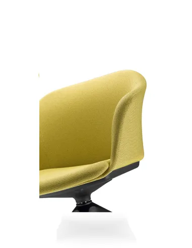 Кресло LD SEATING WAVE 033-F90 BL для посетителей  - цена Киев, Днепр, Одесса, Львов, Харьков