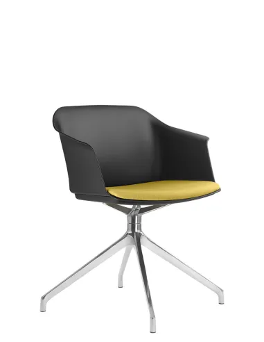 Крісло LD SEATING Wave 033-F90 BL для відвідувачів - ціна Київ, Дніпро, Одеса, Львів, Харків