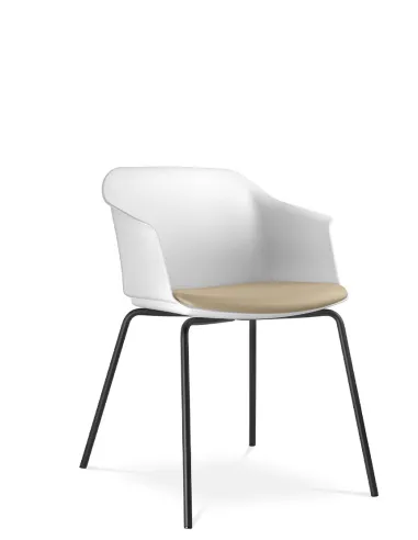 Кресло LD SEATING WAVE 033-N для посетителей - цена Киев, Днепр, Одесса, Львов, Харьков