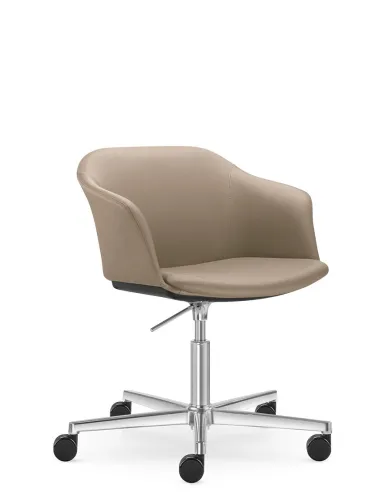 Конференц-кресло LD SEATING WAVE 032-F37-N6, на колесах - цена Киев, Днепр, Одесса, Львов, Харьков