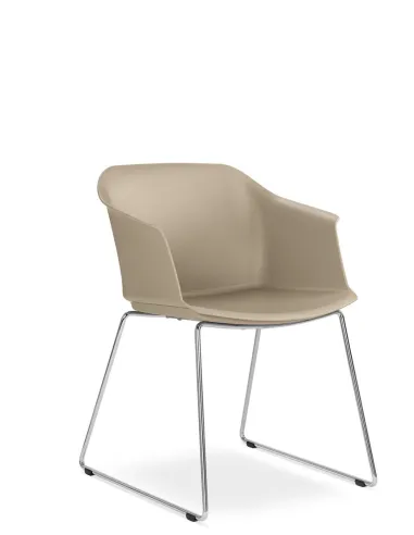 Конференц-кресло LD SEATING WAVE 030-Q-N4 на полозьях - цена Киев, Днепр, Одесса, Львов, Харьков