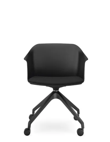 Крісло LD SEATING WAVE 030-F95 BL для відвідувачів, поворотне - ціна Київ, Дніпро, Одеса, Львів, Харків