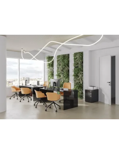 Крісло LD SEATING WAVE 030-F95 BL для відвідувачів, поворотне - ціна Київ, Дніпро, Одеса, Львів, Харків