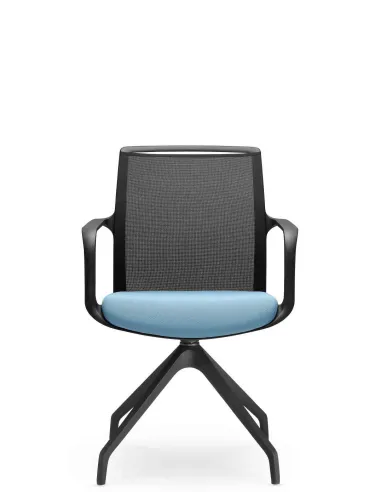 Кресло LD SEATING LEAF 505 F90-BL для посетителей - цена Киев, Днепр, Одесса, Львов, Харьков