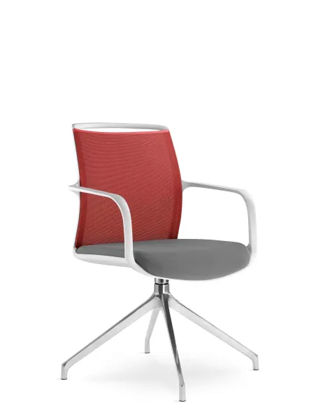 Кресло LD SEATING LEAF 506 F70-N6, для посетителей — сетка | Kreslalux