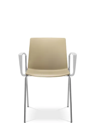 Кресло LD SEATING SKY FRESH 050-N4, BR-N0 для посетителей, на ножках - цена Киев, Днепр, Одесса, Львов, Харьков