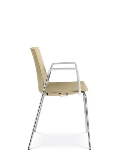 Кресло LD SEATING SKY FRESH 050-N4, BR-N0 для посетителей, на ножках - цена Киев, Днепр, Одесса, Львов, Харьков