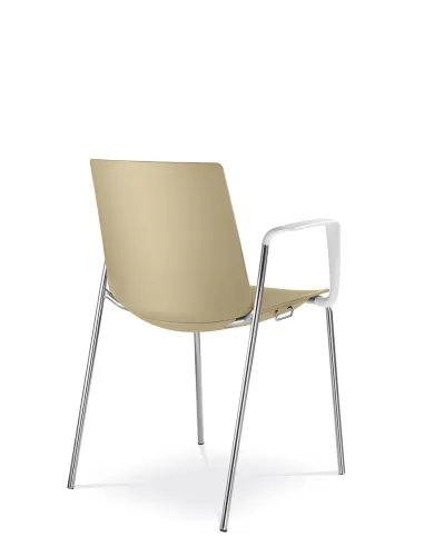 Кресло LD SEATING SKY FRESH 050-N4, BR-N0 для посетителей, на ножках - цена Киев, Днепр, Одесса, Львов, Харьков