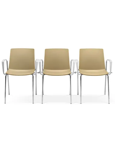 Кресло LD SEATING SKY FRESH 050-N4, BR-N0 для посетителей, на ножках - цена Киев, Днепр, Одесса, Львов, Харьков