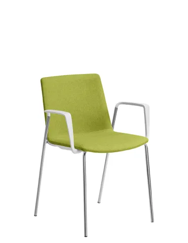 Кресло LD SEATING SKY FRESH 055-N1, BR для посетителей, на ножках - цена Киев, Днепр, Одесса, Львов, Харьков