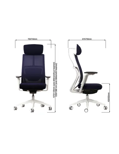 Кресло EUROSIT MORPHOS, эргономичное, тканевое - цена Киев, Днепр, Одесса, Львов, Харьков