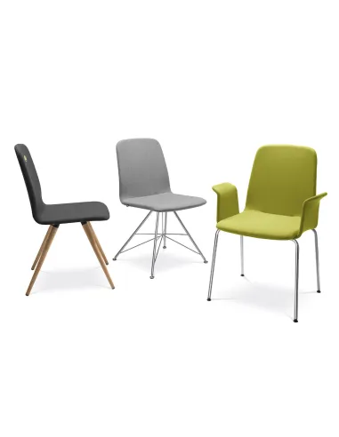 Кресло LD SEATING SUNRISE 152-D, BR для посетителей, на ножках - цена Киев, Днепр, Одесса, Львов, Харьков