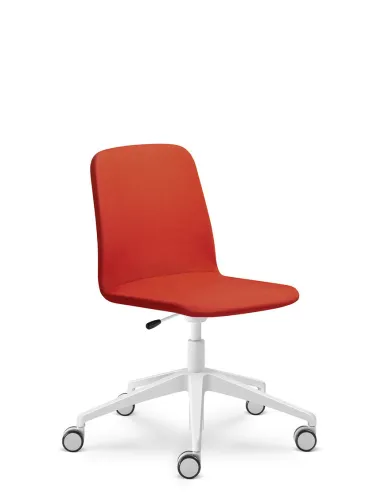 Кресло LD SEATING SUNRISE 152, F80 для посетителей, на алюминиевой крестовине, на колесах- цена Киев, Днепр, Одесса, Львов, Харь