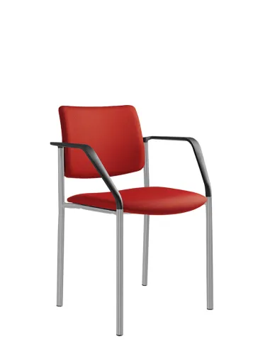 Кресло LD SEATING CONFERENCE 155-N4, BR для посетителей, на ножках - цена Киев, Днепр, Одесса, Львов, Харьков