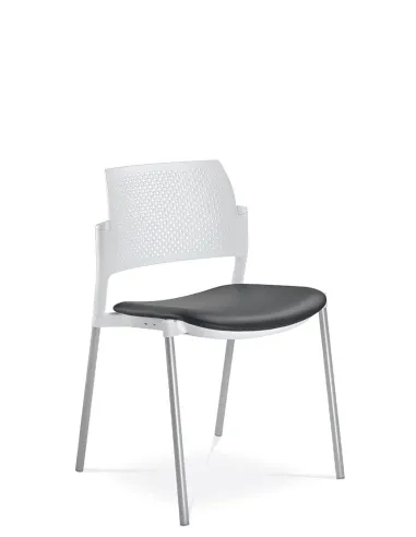 Кресло LD SEATING DREAM+ 100BL для посетителей, на ножках - цена Киев, Днепр, Одесса, Львов, Харьков