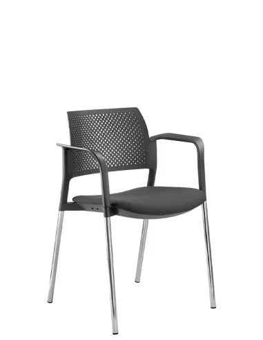 Кресло LD SEATING DREAM+ 100BL, BR для посетителей, на ножках - цена Киев, Днепр, Одесса, Львов, Харьков