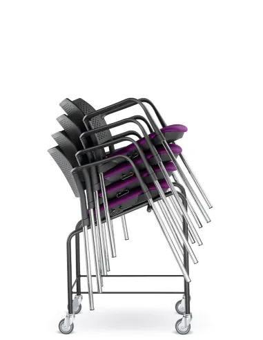 Кресло LD SEATING DREAM+ 100BL, BR для посетителей, на ножках - цена Киев, Днепр, Одесса, Львов, Харьков