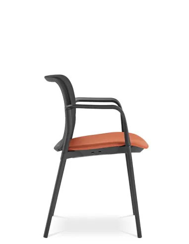 Кресло LD SEATING DREAM+ 512BL, BR для посетителей, на ножках - цена Киев, Днепр, Одесса, Львов, Харьков