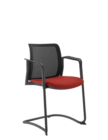 Кресло LD SEATING DREAM+ 512BL-Z, BR для посетителей, на полозьях - цена Киев, Днепр, Одесса, Львов, Харьков