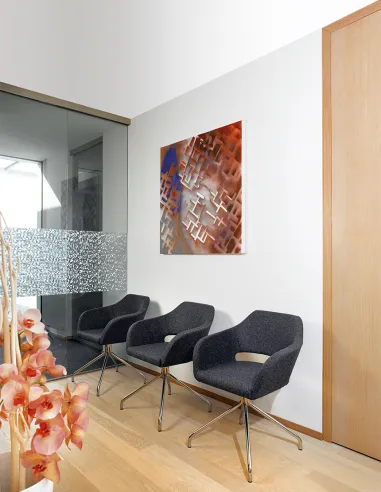 Конференц-кресло LD SEATING POLO+ PO-F-N4 для посетителей, на алюминиевой крестовине - цена Киев, Днепр, Одесса, Львов, Харьков