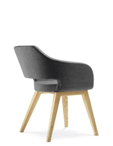 Конференц-кресло LD SEATING POLO+ PO-D, на ножках - цена Киев, Днепр, Одесса, Львов, Харьков