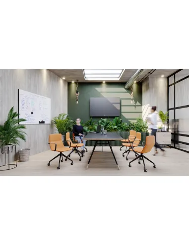 Конференц-кресло LD SEATING FLEXI LIGHT CHL, BR, F95-BL, на колесах - цена Киев, Днепр, Одесса, Львов, Харьков