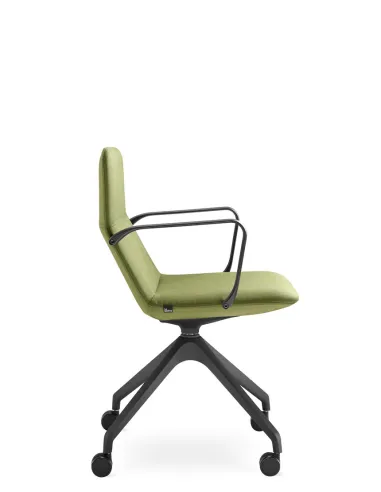 Конференц-кресло LD SEATING FLEXI LIGHT CHL, BR, F95-BL, на колесах - цена Киев, Днепр, Одесса, Львов, Харьков