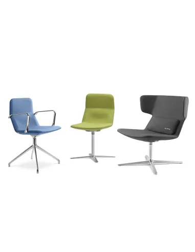 Конференц-кресло LD SEATING FLEXI LIGHT CHL, MINUS-BR, F25-N6 - цена Киев, Днепр, Одесса, Львов, Харьков