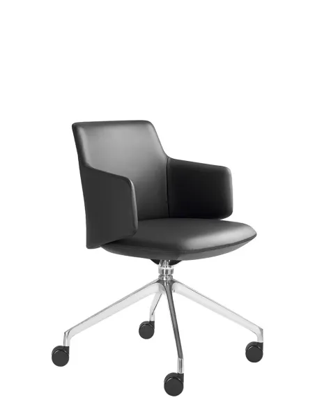 Конференц-кресло LD SEATING MELODY MEETING 360, F75-N6 на колесах | Kreslalux